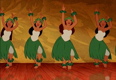 Lilo & Stitch hula dancers